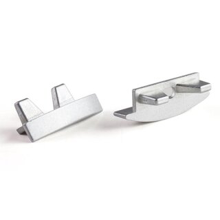 LEDsON EC-RSLW8-H3 Aluminium-Endkappe für RSLW8 LED-Profil Silber
