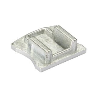LEDsON EC-SL15-H3 Aluminium-Endkappe für SL15 LED-Profil ohne Kabelloch Silber