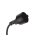 HQ Power - EC03R25STBHQ - Verlängerungskabel, mit Schrumpfschlauch, H05RR-F 3G2.5, 3 m, 16 A/230 V, 3680 W, Typ E/F, IP44, Gummi, schwarz