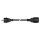 HQ Power - EC15R25STBHQ - Verlängerungskabel, mit Schrumpfschlauch, H05RR-F 3G2.5, 15 m, 16 A/230 V, 3680 W, Typ E/F, IP44, Gummi, schwarz