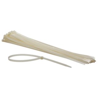 NYLON-KABELBINDER-SET - 8.8 mm x 610 mm - weiß (50-tlg.)