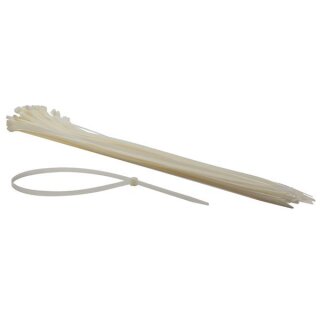 NYLON-KABELBINDER-SET - 8.8 mm x 750 mm - weiß (50-tlg.)