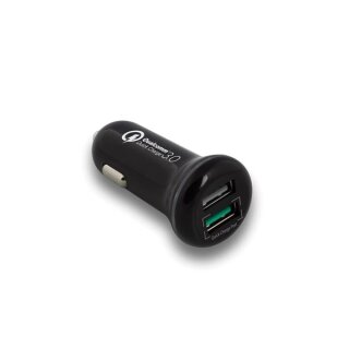 EWENT - 2-PORT-KFZ-USB-LADEGERÄT (5 A) MIT QUICK CHARGE 3.0