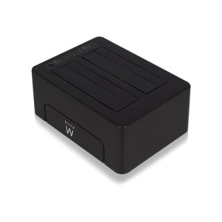 EWENT - Duale Dockingstation USB 3.1 Gen1 (USB3.0) für 2.5- und 3.5-Zoll-SATA-Festplatten/SSDs