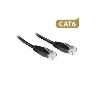 EWENT - U/UTP NETZWERKKABEL - KUPFER - 10 m - SCHWARZ