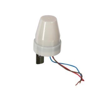 Perel - EMS112 - Lichtsensor, Erfassungswinkel 360°, IP44, für innen und außen, weiß
