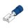 FLACHSTECKHÜLSE 6.4mm BLAU
