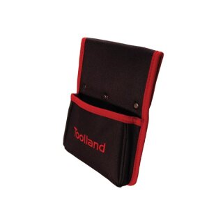 Toolland - FI15 - Zangen-Gürteltasche, strapazierfähig, Nylon, Schwarz/Rot