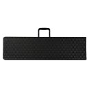 Perel FP160R Klappbank in Rattan-Optik 180 x 25 x 43 cm | Wetterfest & bis 400 kg belastbar