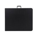 Perel FP180R Klapptisch 180 x 75 x 74 cm | Rattan-Optik, faltbar & wetterfest