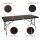 Perel FP180W Klapptisch 180 x 75 x 74 cm Holzoptik | Faltbar & Wetterfest