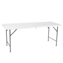 Perel FP183 Klapptisch 180 x 70 cm | Buffet-, Camping- & Gartentisch