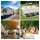 Perel FP183 Klapptisch 180 x 70 cm | Buffet-, Camping- & Gartentisch