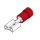 FLACHSTECKHÜLSE 6.4mm ROT