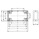 Velleman G412 Projektbox 120 x 60 x 50 mm Dunkelgrau