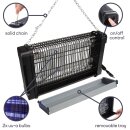 Perel GIK08ON Elektrischer Insektenvernichter | 20 W UV-A | 80 m²