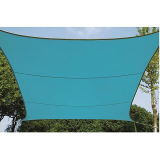 SONNENSEGEL - QUADRATISCH - 3.6 x 3.6 m - FARBE: HIMMELBLAU