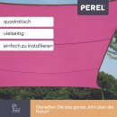 Perel - GSS4360FU - Sonnensegel 3.6 x 3.6 m - Quadratisch...