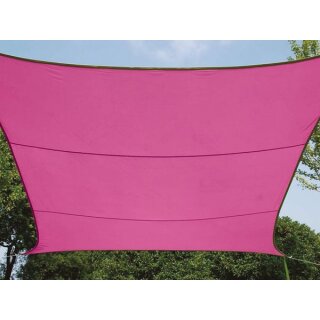 SONNENSEGEL - RECHTECKIG - 4 x 3 m - FARBE: FUCHSIA