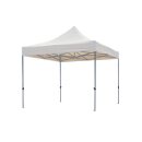 PROFESSIONELER GARTENPAVILLION - WEIß - 3 x 3 m
