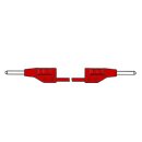 UMSPRITZTE MESSLEITUNG  2mm 50cm / ROT (MVL 2/50)