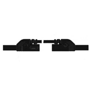 BERÜHRUNGSSICHERE MESSLEITUNG 4mm 50cm / SCHWARZ (MLB-SH/WS 50/1)