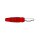 VOLLKONTAKTSTECKER 4 mm MIT QUERLOCH UND LÖTANSCHLUSS - ROT (VQ 30)