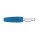 VOLLKONTAKTSTECKER 4mm MIT SCHRAUBANSCHLUSS / BLAU (VON 20)