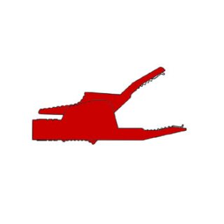 ISOLIERTE ABGREIFKLEMME, 4mm 34A, BERÜHRUNGSGESCHÜTZT / ROT (AK2B 2540)