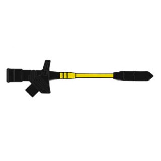 SICHERHEITSKLEMMPRÜFSPITZE MIT ZWEIGETEILTER PRÜFKLEMME / SCHWARZ (KLEPS 2700)