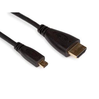 ULTRA DÜNNES HDMI-KABEL - STECKER/MICRO STECKER - 32 AWG - Ø 4.2mm - 2 m