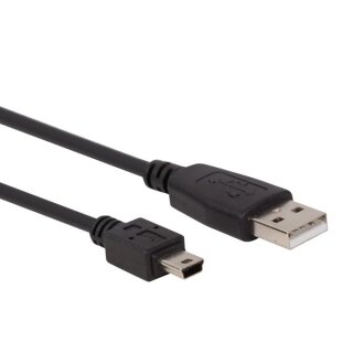 USB 2.0 A-STECKER AUF MINI USB-STECKER / KUPFER / BASIC / VERGOLDET / 1.8 m