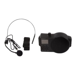 MOBILER PA-SYSTEM mit USB-Port, SD-Kartenslot und FM-Radio