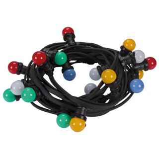 PARTY-LICHTERKETTE mit 20 BUNTE LED-LAMPEN
