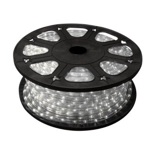 HQ Power - HQRL45001 - LED-Lichtschlauch 45 m - 36 LEDs pro Meter - kaltweiß 6500 K - Flexibel und kürzbar