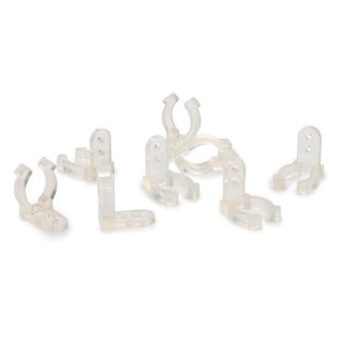 HQ Power - HQRL99003 - Transparente Montageclips für Lichtschläuche und LED-Lichtschläuche, Set von 20 Stück