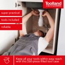 Toolland HSET260 Werkzeugwagen 260-tlg. | Aluminium...