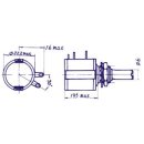 Velleman - K020HPL - Potentiometer - Low-Cost 10 Turn Potmeter 20K
