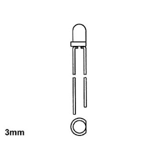 Velleman - L-3WCN/1 - LED - Weiß - Klar - 3 mm