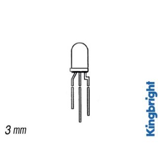 LED - ZWEIFARBIG (ROT/GRÜN) - WEIß DIFFUS - 5 mm