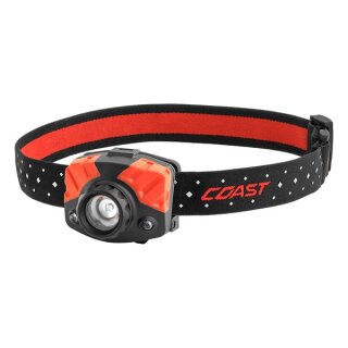 COAST - FL75 - STIRNLAMPE - DIMMBAR - ROT-/WEIßLICHT - 435 LUMEN