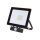 LED-AUßENSTRAHLER - 30 W - NEUTRALWEIß - SCHWARZ - PIR