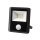 LED-AUßENSTRAHLER - 10 W - NEUTRALWEIß - SCHWARZES GEHÄUSE - PIR-BEWEGUNGSMELDER