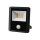 LED-AUßENSTRAHLER - 30 W - NEUTRALWEIß - SCHWARZES GEHÄUSE - PIR-BEWEGUNGSMELDER