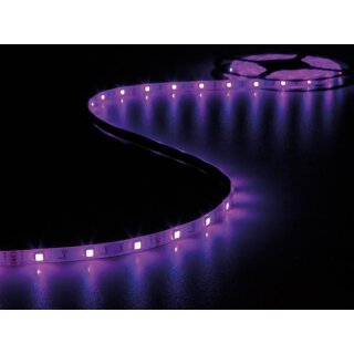 SET MIT FLEXIBLEM LED-STREIFEN, CONTROLLER UND NETZTEIL - RGB - 150 LEDs - 5 m - 12 VDC - OHNE BESCHICHTUNG