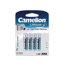 LITHIUM AAA / LR3 1.5 V - 1100 mAh (4 St./Blisterverpackung)