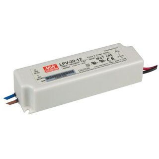 SCHALTNETZTEIL - 1 AUSGANG - 20 W - 12 V