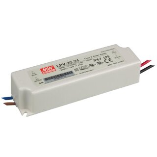 SCHALTNETZTEIL - 1 AUSGANG - 20 W - 24 V