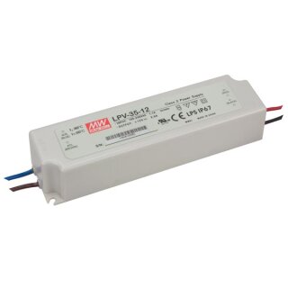 SCHALTNETZTEIL - 1 AUSGANG - 35 W - 12 V