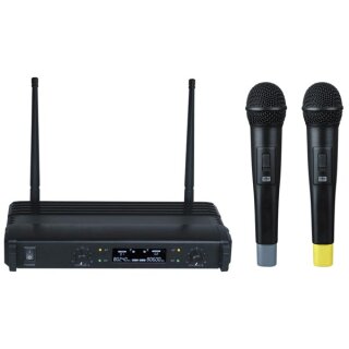 HQPOWER - MICW81 - Drahtloses Zwei-Kanal Mikrofonsystem